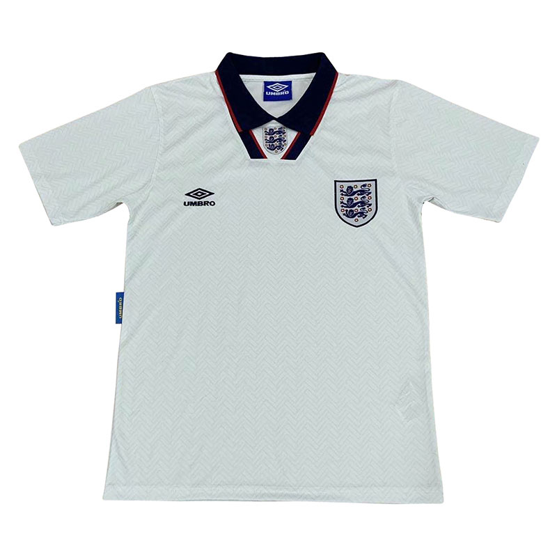 Retro 1994 England Home Soccer Jersey Team Soccer Jerseys