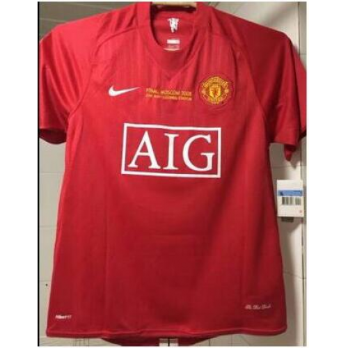 Retro 2008 Manchester United UCL Soccer Jersey Shirt - Team Soccer Jerseys