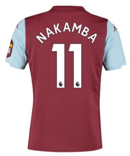 2019 2020 Aston Villa Marvelous Nakamba 11 Home Football Shirt Team Soccer Jerseys 2019 2020 Aston Villa Marvelous Nakamba 11 Home Football Shirt Team Soccer Jerseys