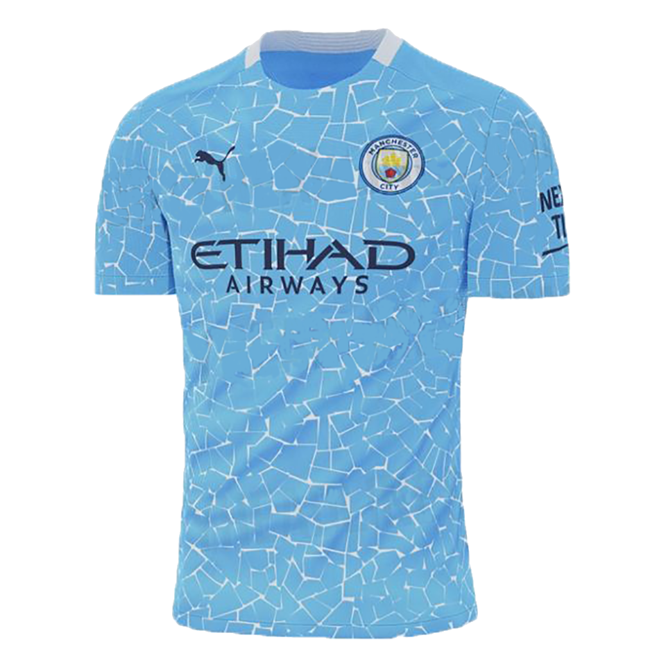 2020-2021 Manchester City Home Soccer Jersey Shirt - Team Soccer Jerseys