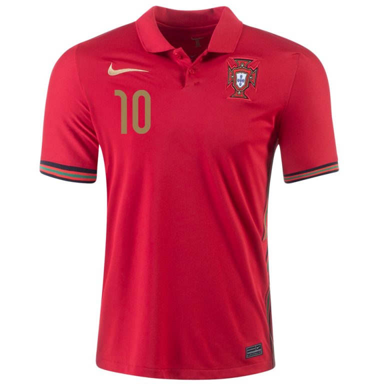 2021 Portugal BERNARDO #10 Home Soccer Jersey - Team Soccer Jerseys