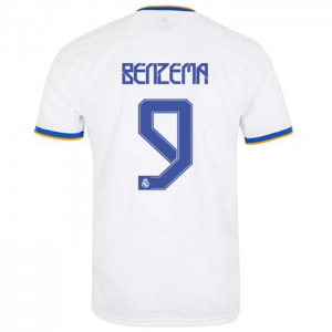 2021-2022 Real Madrid BENZEMA #9 Home Soccer Jersey - Team Soccer Jerseys