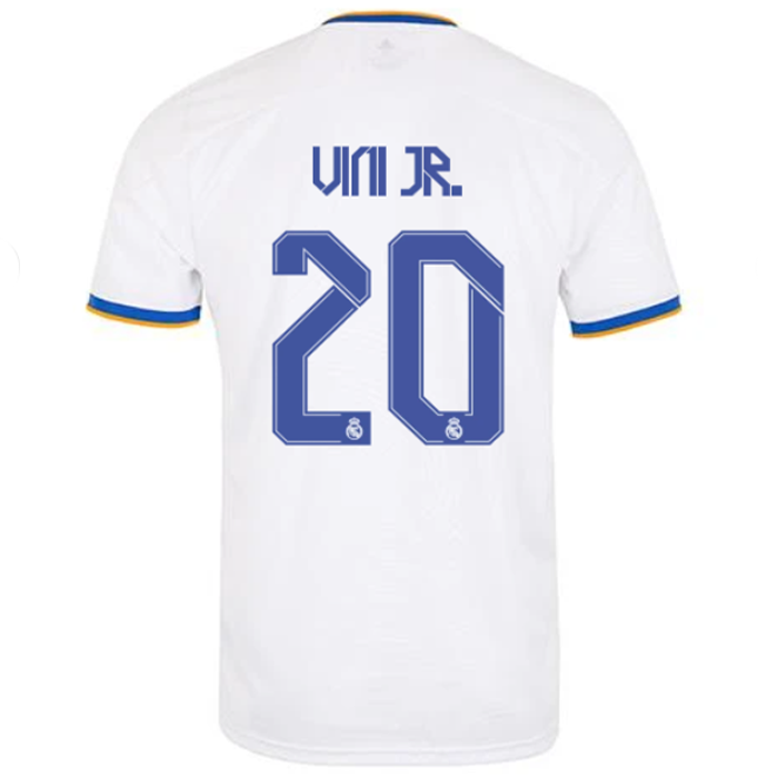 2021-2022 Real Madrid VINI JR. #20 Home Soccer Jersey - Team Soccer Jerseys