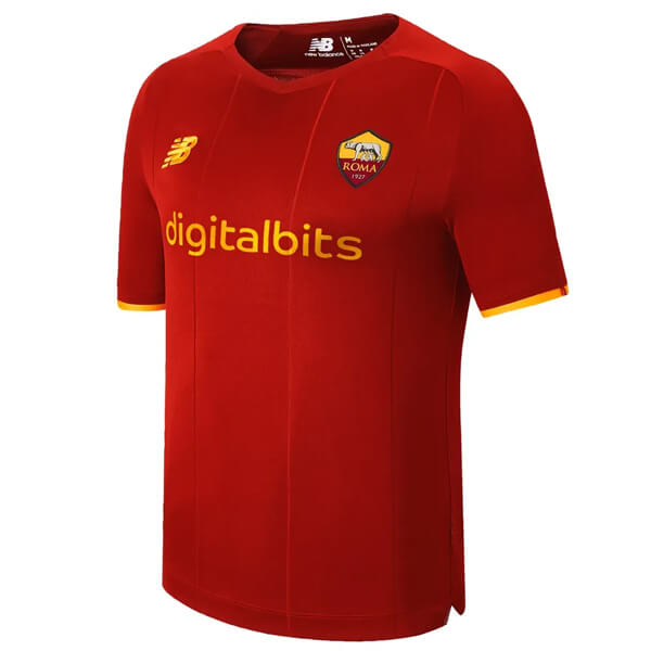 2021-2022 Roma Home Soccer Jersey - Team Soccer Jerseys
