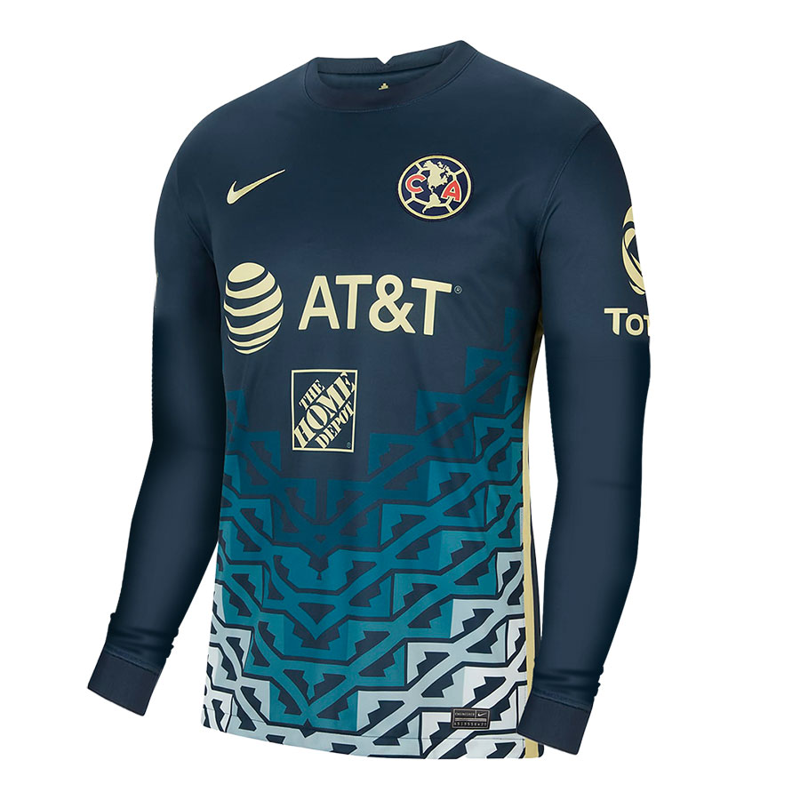 20212022 Club America Away Long Sleeve Soccer Jersey Team Soccer Jerseys