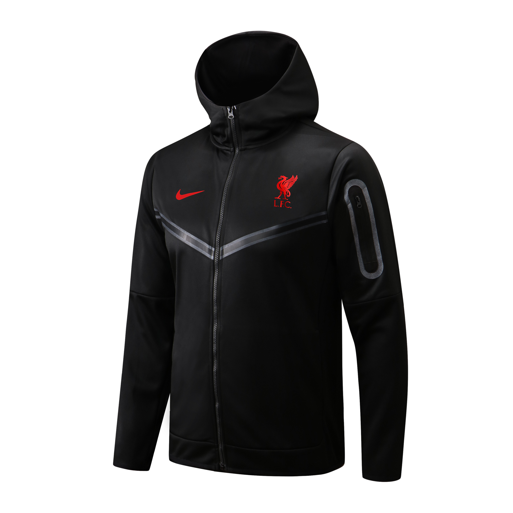 2022-2023 Liverpool Hoodie Jacket + Pants Training Suit Black - Team ...