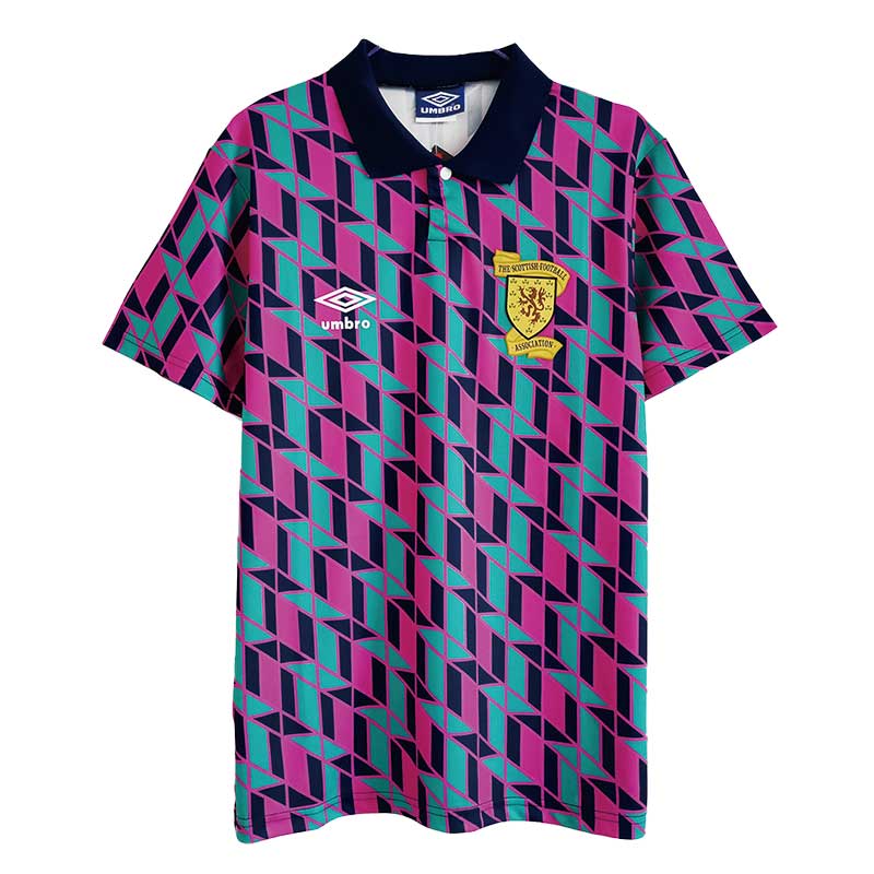 Retro 1988-1989 Scotland Away Soccer Jersey - Team Soccer Jerseys