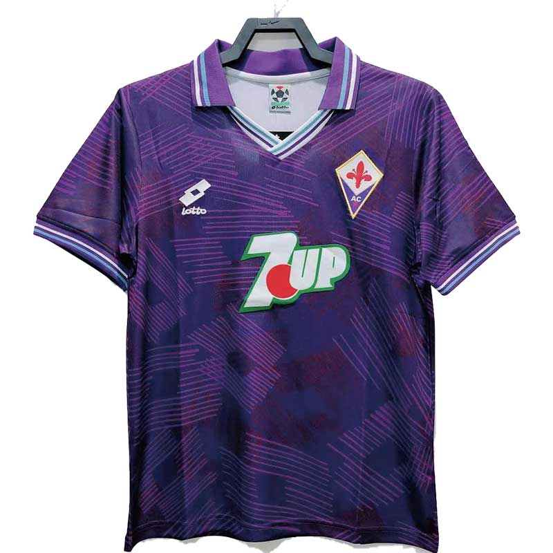 Retro 1992-1993 Fiorentina Home Soccer Jersey - Team Soccer Jerseys