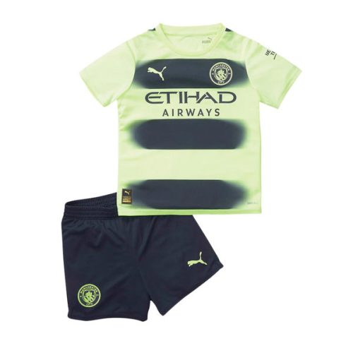 Kids 2022-2023 Manchester City Third Soccer Kit - Team Soccer Jerseys