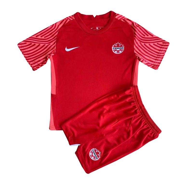 Kids 2022 Canada Home Soccer Kit - Team Soccer Jerseys