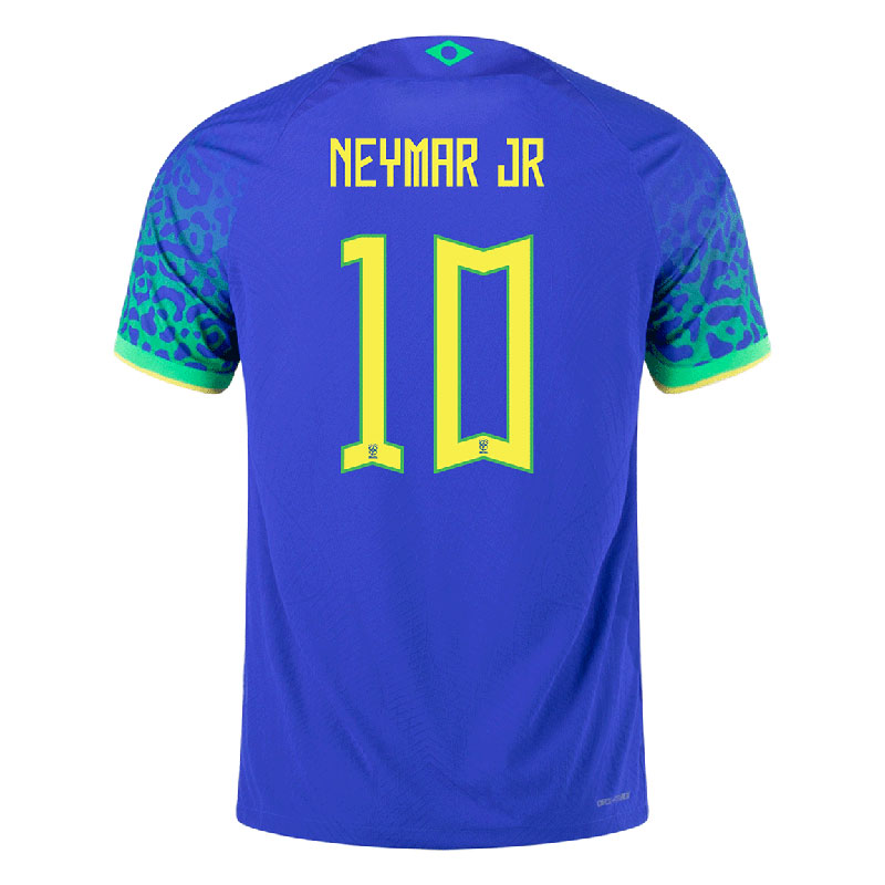 2022 Brazil NEYMAR JR #10 Away Soccer Jersey - Team Soccer Jerseys