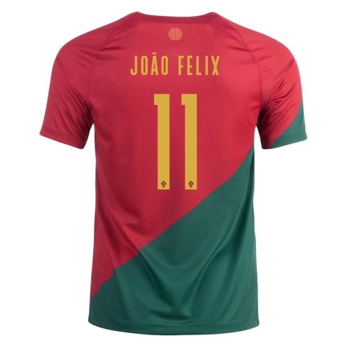 2022 Portugal JOAO FELIX 11 Home Soccer Jersey Team Soccer Jerseys