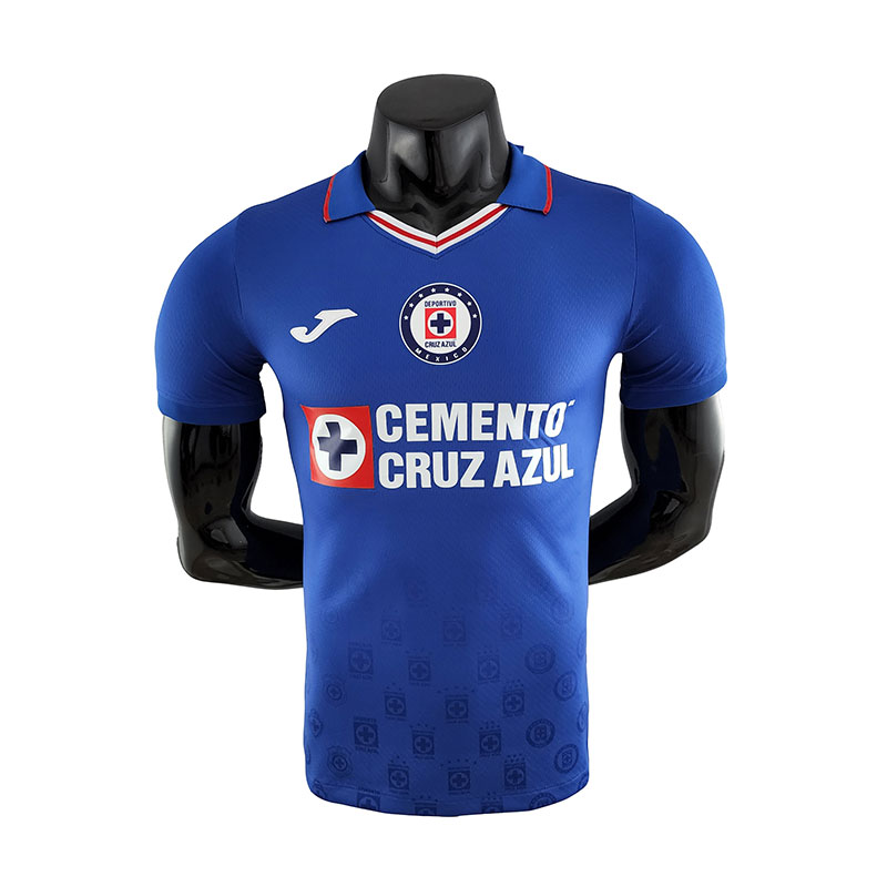 20222023 Cruz Azul Home Player Version Soccer Jersey Team Soccer Jerseys