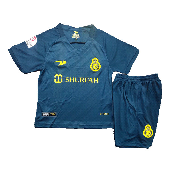 Kids 2022-2023 Al Nassr Away Soccer Kit - Team Soccer Jerseys