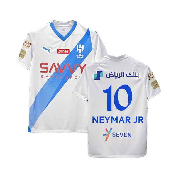 2023-2024 Al Hilal NEYMAR JR #10 Away Soccer Jersey - Team Soccer Jerseys