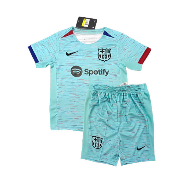 Kids 2023-2024 Barcelona Third Soccer Kit - Team Soccer Jerseys