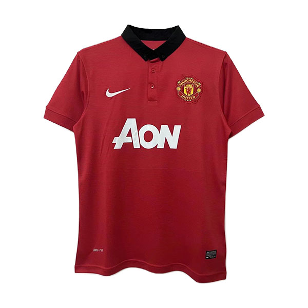 Retro 2013-2014 Manchester United Home Soccer Jersey - Team Soccer Jerseys