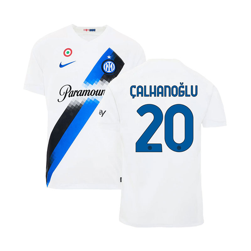 2023-2024 Inter Milan CALHANOGLU #20 Away Soccer Jersey - Team Soccer ...