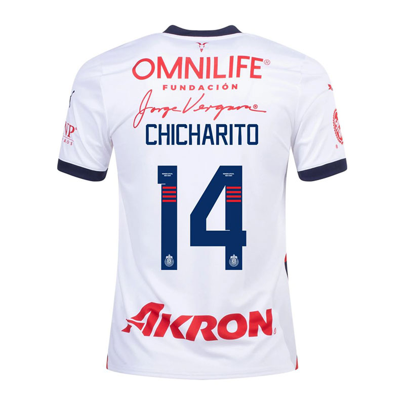 20232024 Chivas CHICHARITO 14 Away Soccer Jersey Team Soccer Jerseys