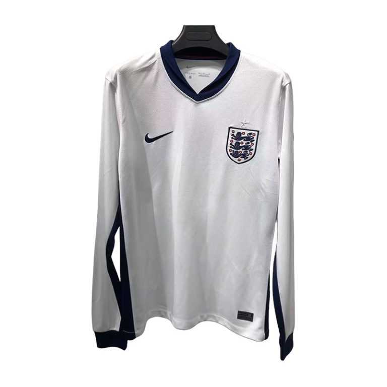 2024 England Euro Home Long Sleeve Soccer Jersey - Team Soccer Jerseys