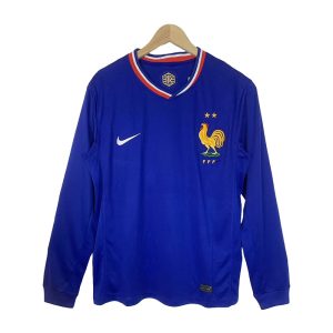 2024 France Euro Home Long Sleeve Soccer Jersey - Team Soccer Jerseys
