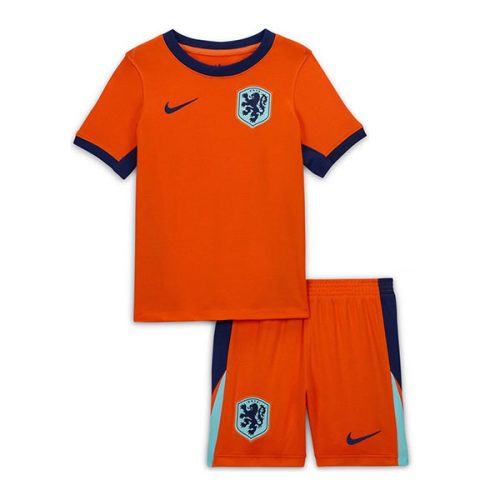 Kids 2024 Netherlands Euro Home Soccer Kit - Team Soccer Jerseys