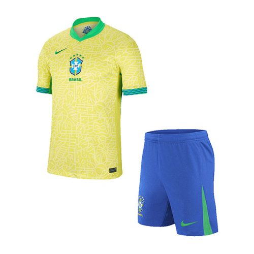 2024 Brazil Copa America Home Soccer Kit - Team Soccer Jerseys